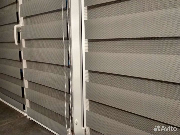 Рулонные шторы день-ночь (зебра)