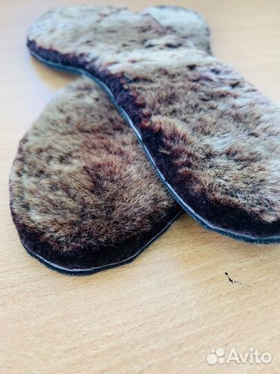 Стельки меховые из натурального овечьего меха