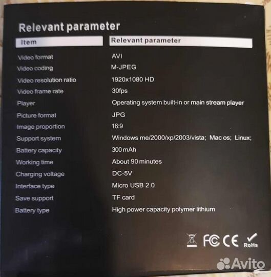 Мини камера Wi-Fi