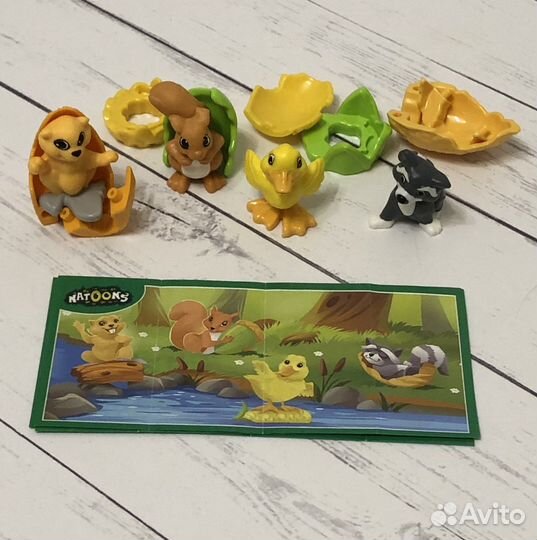 Животные natoons. Киндер-сюрприз