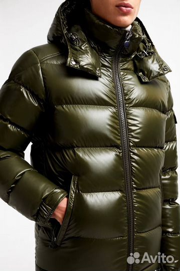 Пуховик Moncler Maya зеленый