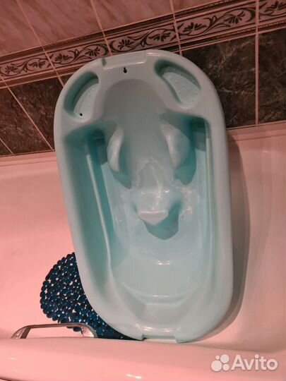 Детская ванночка для купания с горкой
