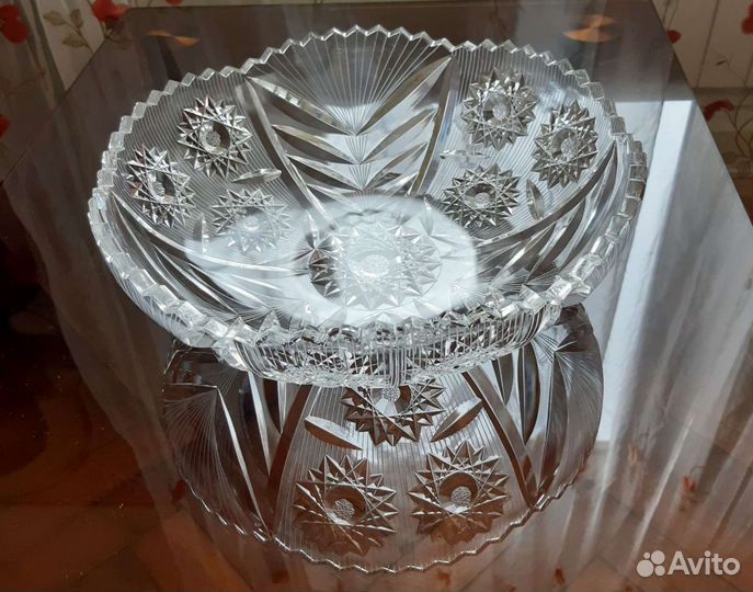 Вазы хрустальные