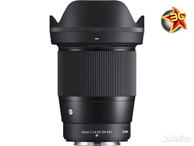 Объектив Sigma AF 16mm f/1.4 DC DN Fujifilm X-moun