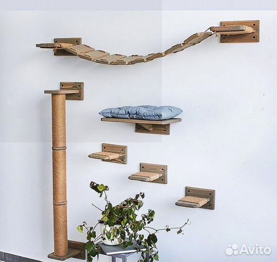 Комплекс для кошек настенный