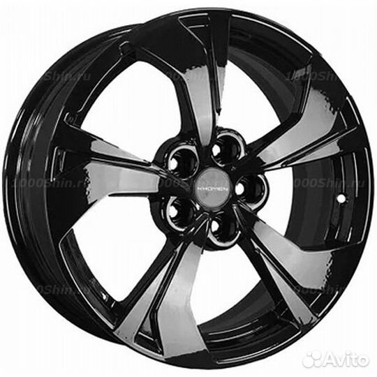 Диск 7*17 5*108 ET36 65,1 Khomen Wheels KHW1724 Black (Exeed TXL)