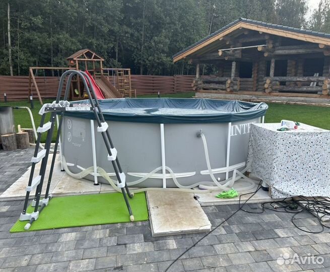 Каркасный бассейн Intex 366 на 100