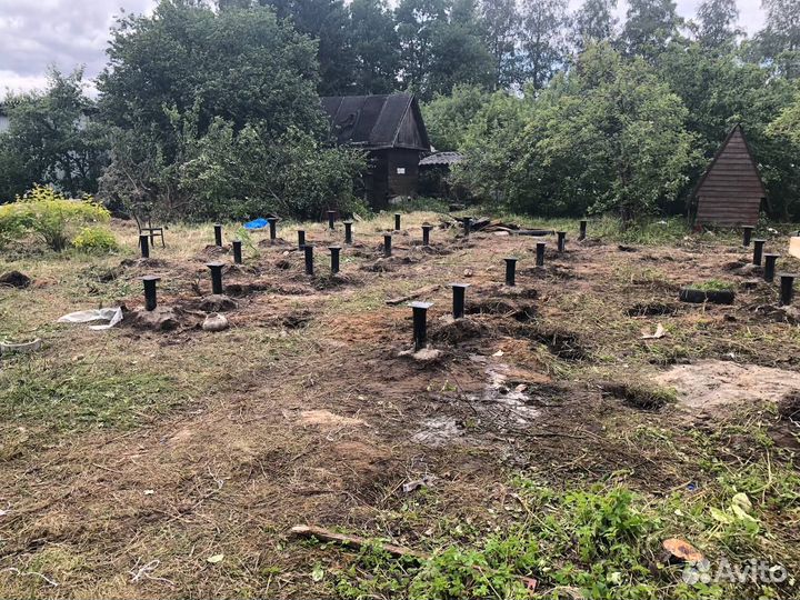 Свайный фундамент под ключ