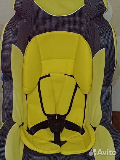 Автокресло люлька Мишутка 0-18 кгжелтый