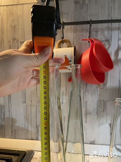 Бутылки декоративные стекло