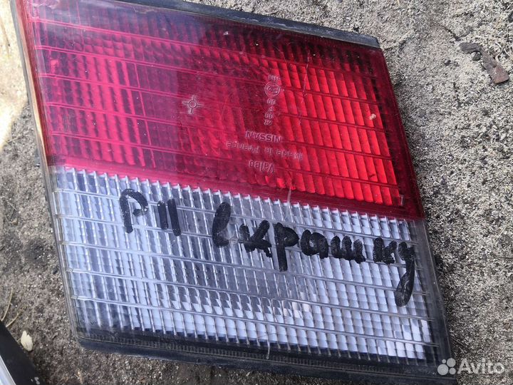 Фонари в крышку багажника nissan primera p11