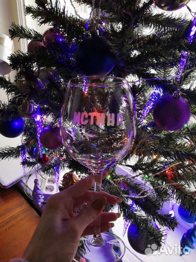 Гравировка на бокалах (ручная работа)