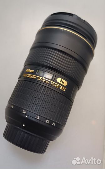 Объектив Nikon AF-S 24-70mm F 2,8 G ED б/у