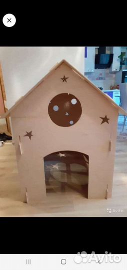 Детский игровой домик из дерева