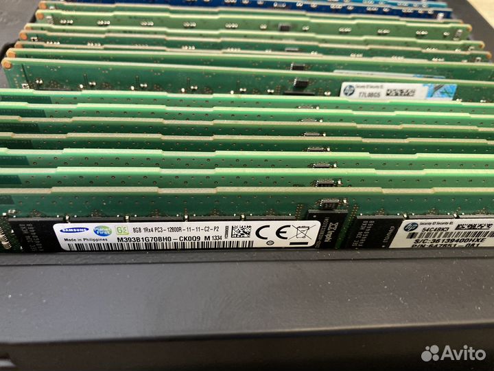 Память сервера 8Gb 36шт 288Gb PC3-12800R 1Rx4