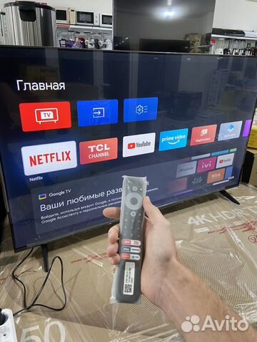Телевизор Smart TCL 4K(127см) объявление продам