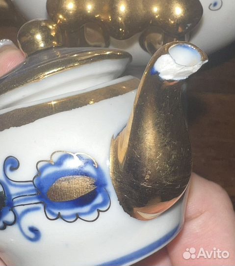 Сувенирный Фарфоровый самовар 