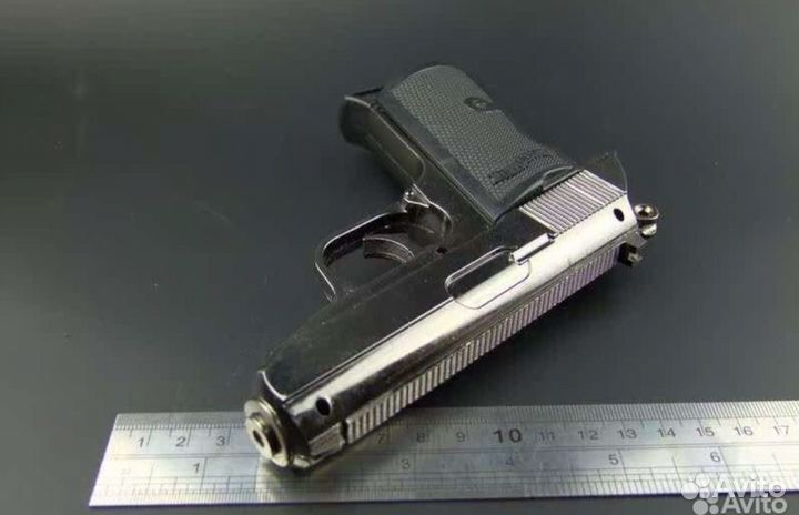 Зажигалка пистолет Вальтер с кобурой