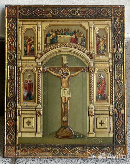 Икона Распятие Христово Редкое
