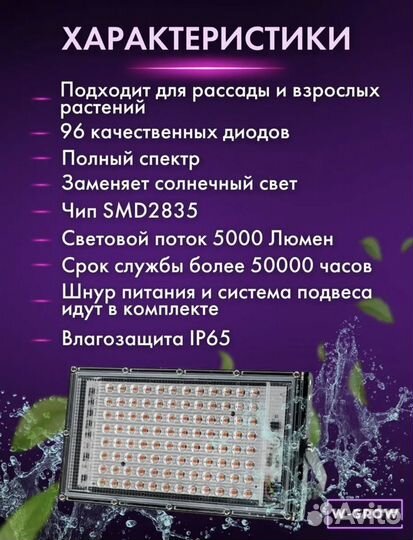 Фитолампа для растений