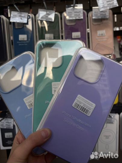 Силиконовые чехлы на iPhone