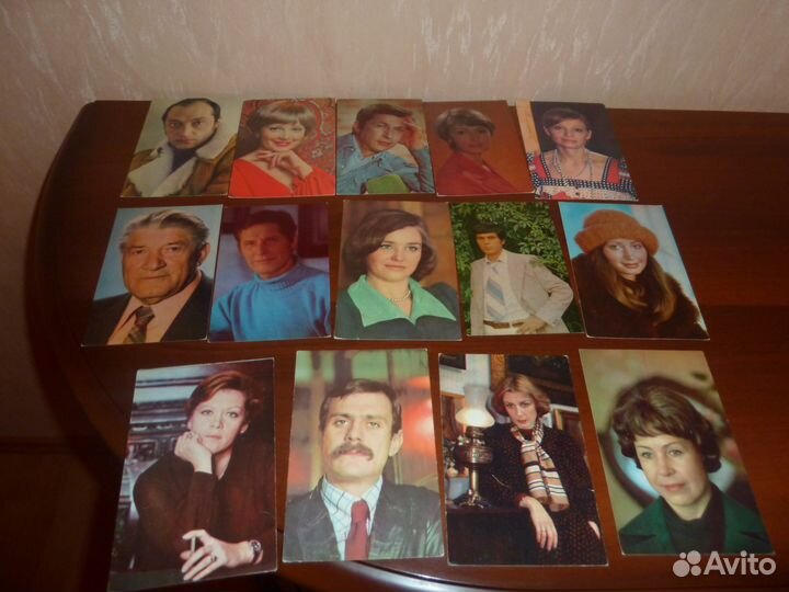 Советские актеры. Открытки