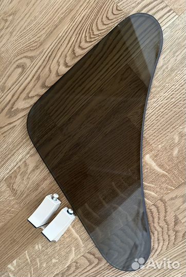 Угловая полка стекло