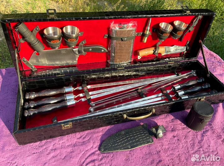 Шашлычный набор в кейсе