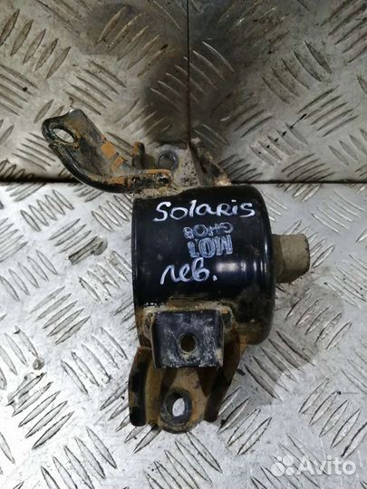 Опора, подушка кпп левая Солярис, Киа Рио 3