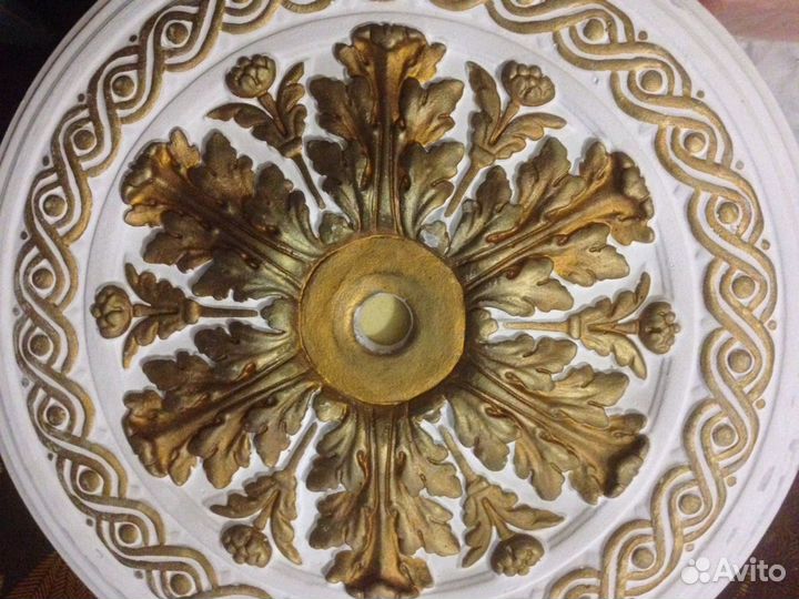 Лепнина, розетка для люстры раритет