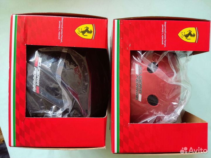 Шлем защитный Ferrari, размер L