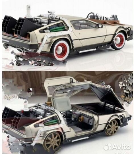 DeLorean DMC-12 Back to the future 1/18 Sunstar