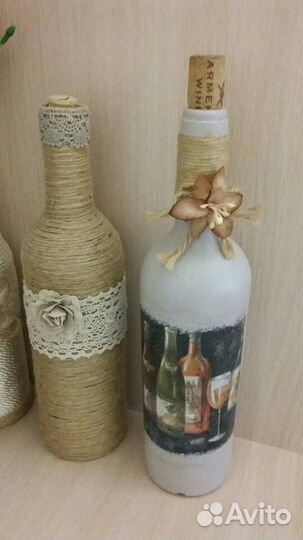 Бутылочки для декора