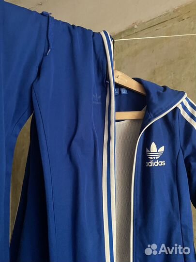 Синий спортивный костюм adidas original XS женский