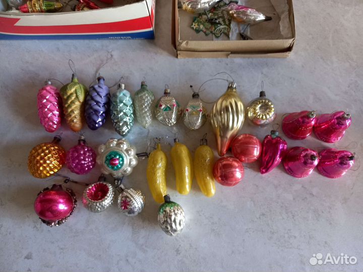 Елочные игрушки СССР