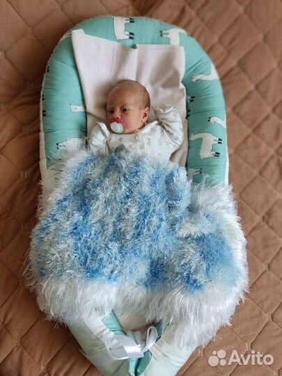 Кокон гнездышко для новорожденных б. у