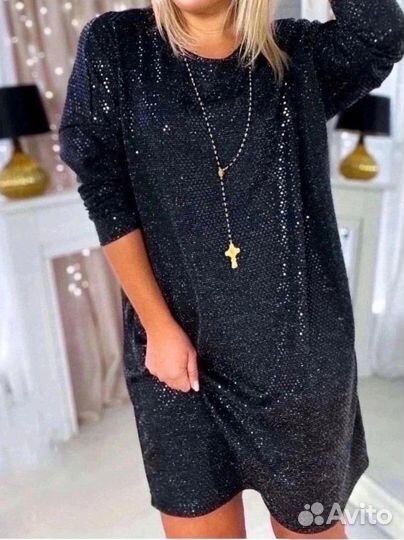 Платье люрекс