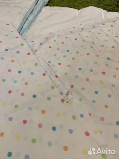 Комплект в кроватку Perina Глория Hello из сатина