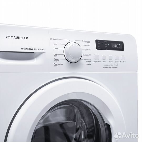 Стиральная машина maunfeld mfwm106WH051D