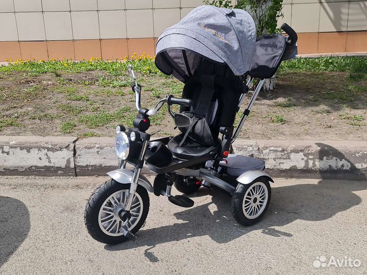 Велосипед с родительской ручкой управления