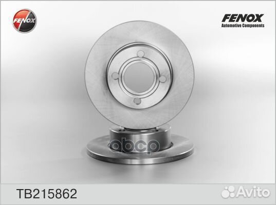 Диск тормозной Audi 80 91-96 TB215862 fenox