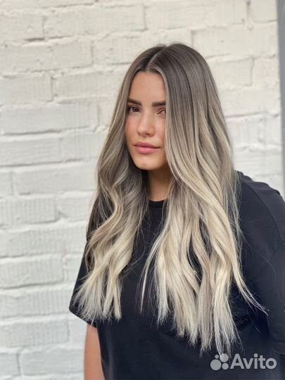 Окрашивание волос, выход из чёрного, стрижки