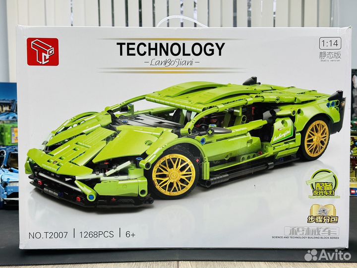 Топовый Конструктор lego lamborghini sian на р/у