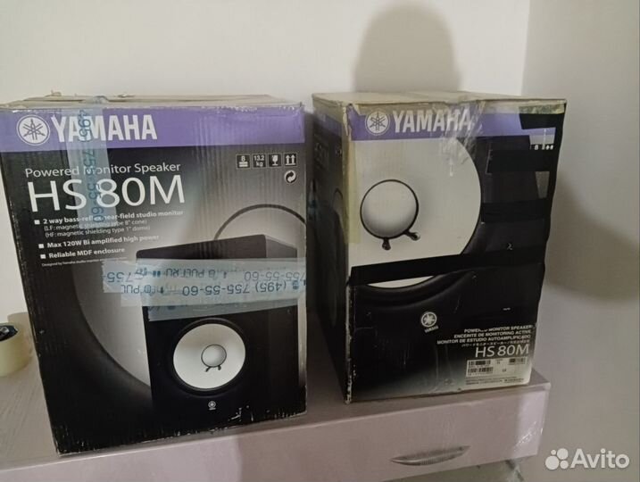 Студийные мониторы Yamaha hs80M