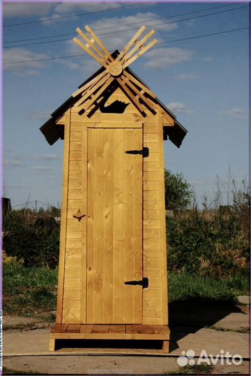 Дачный туалет с дельфином QAK