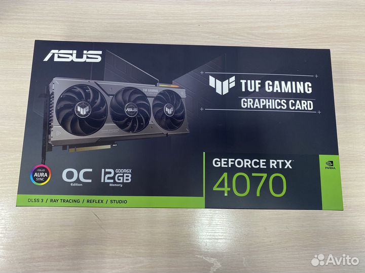 Новая RTX 4070 Asus Tuf Gaming OC 12 GB
