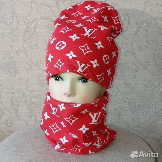 Шапка +снуд