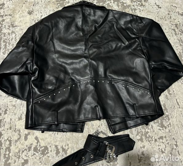 Куртка кожаная женская