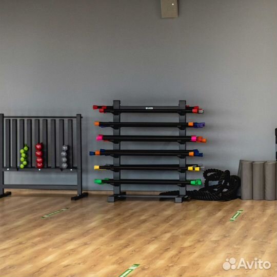 Подставка под бодибары (горизонтального хранения)