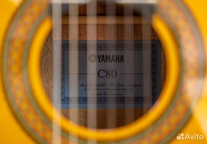 Классическая гитара yamaha c 80
